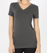 Load image into Gallery viewer, Basically Beautiful V-Neck Tee