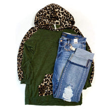 Load image into Gallery viewer, Fierce in Olive Hoodie