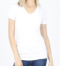 Load image into Gallery viewer, Basically Beautiful V-Neck Tee