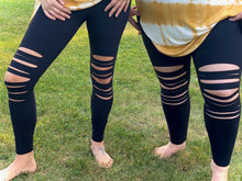 Load image into Gallery viewer, My Laser Cut Leggings in Black