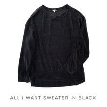 Load image into Gallery viewer, All I Want Sweater in Black