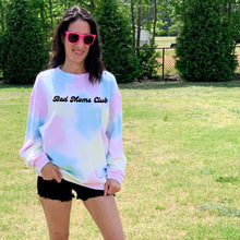 Load image into Gallery viewer, Tie dye bad moms club corded sweatshirt