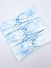 Load image into Gallery viewer, Light Blue Tie Dye Headband