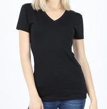 Load image into Gallery viewer, Basically Beautiful V-Neck Tee