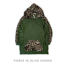 Load image into Gallery viewer, Fierce in Olive Hoodie