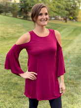 Load image into Gallery viewer, Southern Belle Top in Burgundy