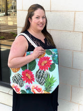 Load image into Gallery viewer, A Watercolor Cactus Shoulder Bag