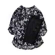 Load image into Gallery viewer, A Monochromatic Floral Blouse