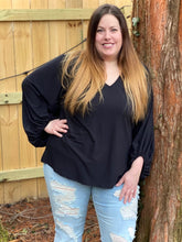 Load image into Gallery viewer, In My Own Time Top in Black