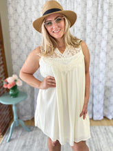 Load image into Gallery viewer, The Victorian Lace Dress in Ivory