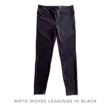 Load image into Gallery viewer, Moto Moves Leggings in Black