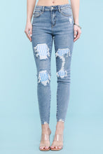 Load image into Gallery viewer, The Gingham Patch Judy Blues Skinny Jeans
