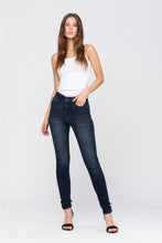 Load image into Gallery viewer, Midnight Dreams Super Dark Skinny Judy Blue Jeans