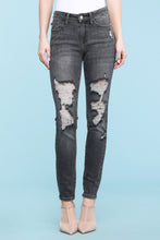 Load image into Gallery viewer, Stop Your Stressing Gray Wash Judy Blue Jeans