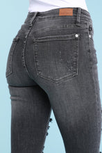 Load image into Gallery viewer, Stop Your Stressing Gray Wash Judy Blue Jeans