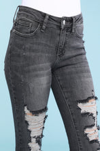 Load image into Gallery viewer, Stop Your Stressing Gray Wash Judy Blue Jeans