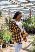 Load image into Gallery viewer, Wonderfully Chic Gingham Hooded Jacket