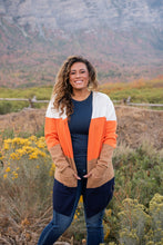 Load image into Gallery viewer, Autumn Wishes Color Block Cardigan Pre-Order