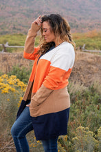 Load image into Gallery viewer, Autumn Wishes Color Block Cardigan Pre-Order