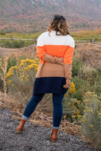 Load image into Gallery viewer, Autumn Wishes Color Block Cardigan Pre-Order