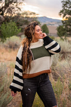 Load image into Gallery viewer, City Limits Color Block Sweater
