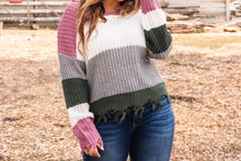 Load image into Gallery viewer, Feeling Brand New Distressed Sweater