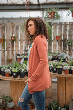 Load image into Gallery viewer, Kick It Off Classic Cardigan- Pale Brick