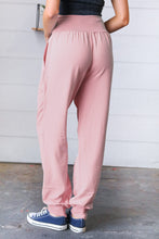 Load image into Gallery viewer, Rose Woven Airflow Wide Waistband Jogger