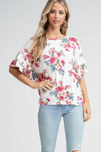 Load image into Gallery viewer, Frills & Floral Top