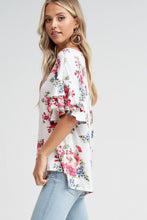 Load image into Gallery viewer, Frills & Floral Top