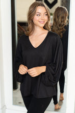 Load image into Gallery viewer, In My Own Time Top in Black