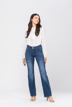 Load image into Gallery viewer, Double Trouble Button Bootcut Judy Blue Jeans
