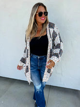 Load image into Gallery viewer, PREORDER: Checkered Miley Dot Cardigan in Four Colors
