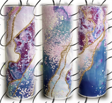 Load image into Gallery viewer, PREORDER: Ocean Geode Skinny Tumbler
