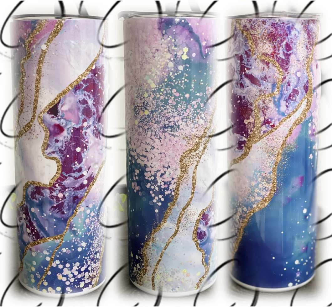 PREORDER: Ocean Geode Skinny Tumbler