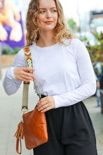 Load image into Gallery viewer, Camel Designer Strap Quilted Crossbody Faux Leather Bag
