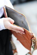 Load image into Gallery viewer, Camel Designer Strap Quilted Crossbody Faux Leather Bag
