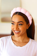 Load image into Gallery viewer, Ballerina Pink Terry Cloth Skincare Headband
