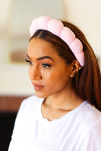 Load image into Gallery viewer, Ballerina Pink Terry Cloth Skincare Headband
