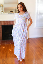 Load image into Gallery viewer, Lilic Floral Print Pocketed Fit &amp; Flare Maxi Dress
