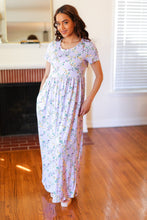 Load image into Gallery viewer, Lilic Floral Print Pocketed Fit &amp; Flare Maxi Dress
