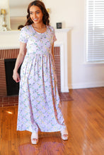 Load image into Gallery viewer, Lilic Floral Print Pocketed Fit &amp; Flare Maxi Dress
