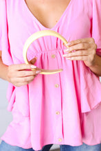 Load image into Gallery viewer, Daffodil Yellow Faux Leather Ballerina Headband
