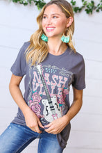Load image into Gallery viewer, Grey Cotton NASHVILLE Tennessee Graphic Tee
