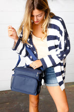 Load image into Gallery viewer, Navy Blue Insulated Cooler Box
