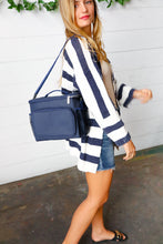 Load image into Gallery viewer, Navy Blue Insulated Cooler Box
