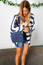 Load image into Gallery viewer, Navy Blue Insulated Cooler Box
