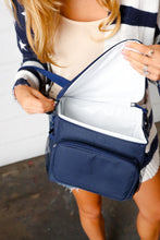 Load image into Gallery viewer, Navy Blue Insulated Cooler Box
