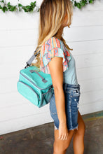 Load image into Gallery viewer, Seafoam &amp; Gray Insulated Cooler Box

