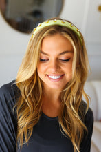 Load image into Gallery viewer, Lime Rhinestone Slim Headband
